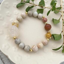 【覓石中】阿拉善、紅膠花、瑪瑙'白水晶、粉晶、奧地利水晶-水晶手鍊、全阿拉善手串[本店獨家設計款] 歷史價格詳細信息