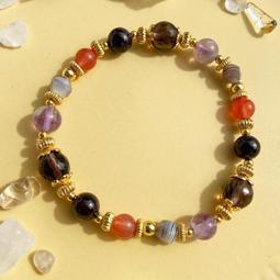 【覓石中】阿拉善、紅膠花、瑪瑙'白水晶、粉晶、奧地利水晶-水晶手鍊、全阿拉善手串[本店獨家設計款] 歷史價格詳細信息