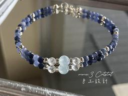 手作 療癒系 藍紋方納 紅石榴 白玉髓天然水晶 設計款 原創 送禮  手鍊 手鏈 蘇打石 歷史價格詳細信息