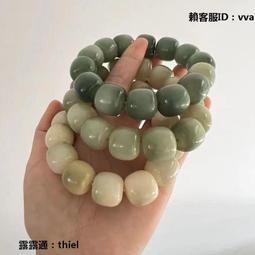 佛珠菩提根手串繞指柔學生版大青提老型桶大尺寸菩提盤玩手鏈佛珠男女 價格比較,價格查詢,歷史價格詳細信息
