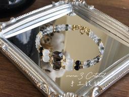 手作 避邪 防小人 青金石 黑曜石 天然水晶 設計款 原創 送禮 手珠 歷史價格詳細信息