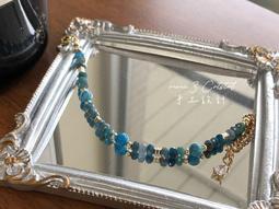 #手鏈天然藍磷輝手鏈， ～ 水晶 擺件 文玩 二手【紫竹齋】360 歷史價格詳細信息