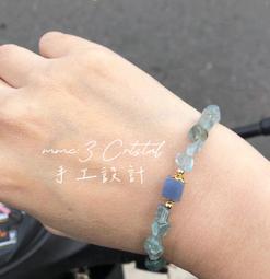 手作 藍東菱 方塊 天然異形珍珠 海藍寶 隨形 青金石 天然水晶 設計款 原創 送禮 手鏈 手鍊 歷史價格詳細信息