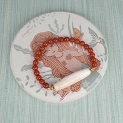 【齊花花】粉靈骨雅緻手串‧古老的靈氣聖物‧帶來幸運‧吸納正能量‧抵禦負能量‧營造平和安定的能量~(V734) 歷史價格詳細信息