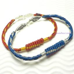 琥珀貓銀飾【純銀+蠶絲蠟線】祈福許願幸運手鍊~A1792~乾坤圈/卍字球~一條 歷史價格詳細信息