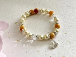 手作 避邪 保平安 鑰匙圈 阿拉善 白珍珠 熊 原創 送禮 歷史價格詳細信息