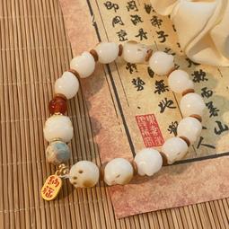 爪菩提手串~精工大尺寸奶白炭燒爪爪手錬天然文玩佛珠男女盤玩 歷史價格詳細信息