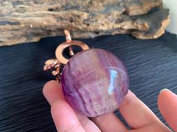 天然紫晶球，直徑34mm，重56克看好直接拍不退 水晶 擺件 文玩 二手【紫竹齋】8 歷史價格詳細信息