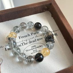 【天然綠幽靈手鏈-轉運招財-1款/組】聚寶盆轉運珠招財運水晶手串包金不過敏不褪色-90202 歷史價格詳細信息