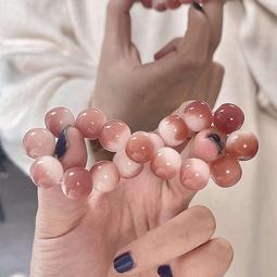 粉紫菩提根手機鏈學生簡約長款防丟掛件手腕式手機殼車鑰匙掛繩女 歷史價格詳細信息