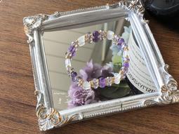 手作 招貴人 招桃花 粉晶 ABS珍珠 紫晶 天然水晶 原創 送禮 手鍊 手鏈 銅線 玫瑰金 歷史價格詳細信息