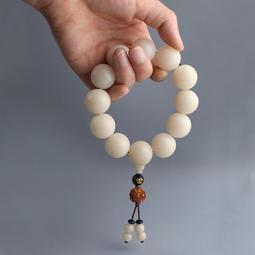 【天然菩提根】【文玩菩提手串】天然白玉菩提根雕刻蓮花手串手鍊男女士菩提根蓮花佛珠純手工編織-玲瓏心飾 歷史價格詳細信息