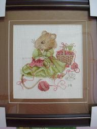 紫晶城 十字繡-鼠寶寶穿裙子迷你小抱枕  手機吊飾 歷史價格詳細信息