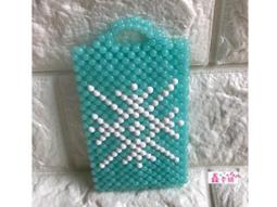 鑫本舖手工日本串珠 悠遊卡套 收納 名片夾 證件夾 票卡套附伸縮頸繩(腳丫子款) 歷史價格詳細信息