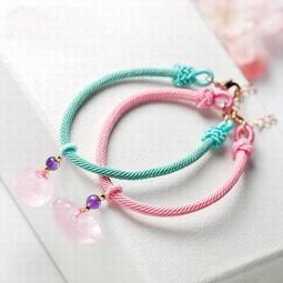 水晶手鏈天然星光粉水晶手鏈清透粉嫩六芒星光大顆莫桑比克粉晶珠串女禮物。 歷史價格詳細信息