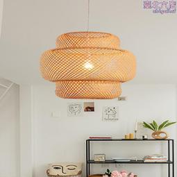 竹編民宿餐廳臥室客廳藤編藝術創意個性禪意茶室吊燈古風吊燈 歷史價格詳細信息