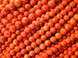 ~奇芽 水晶.寶石~ 天然-極光太陽石 (金草莓) 5mm AA極品 長度約35cm 一標一條 * ＝大批發場＝ 歷史價格詳細信息