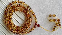 《省大大》【108 撫順琥珀豆油紅念珠】7+mm 天然遼寧撫順 琥珀蜜蠟 amber 項鍊/珠鍊 (108顆) 歷史價格詳細信息