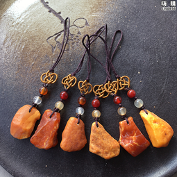 琥珀蜜蠟吊墜掛件，重量14.6g免運.標價是賣價，關注更便宜有粉絲價 歷史價格詳細信息