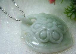 緬甸玉A貨 水頭足【 紫羅蘭 寶瓶觀音】項鍊4.9ㄨ3.8ㄨ0.85cm(38.31g)鍊長可調=*B-255 歷史價格詳細信息