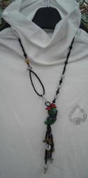 三十年珍藏T1234#天然新疆墨綠玉龍鳳搶珠73x55x5mm項鏈全新3000出清 歷史價格詳細信息