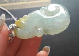 冰種帶翡觀音玉墜 贈精美中國繩乙入 天然緬甸硬玉A貨 【文華珠寶翡翠專賣店】 歷史價格詳細信息