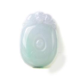 天然緬甸翡翠如意貔貅吊墜項鍊掛件  ❤️尺寸35:19:16.2mm，少許飄黃，自己看實物圖，沒下架都在，可直接拍下，不 歷史價格詳細信息