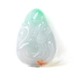 天然緬甸翡翠如意貔貅吊墜項鍊掛件  ❤️尺寸35:19:16.2mm，少許飄黃，自己看實物圖，沒下架都在，可直接拍下，不 歷史價格詳細信息