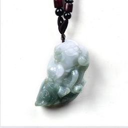 天然翡翠a特色怪裝黃翡一路有你吊墜項鏈掛件 和田玉 玉石 收藏 -642 歷史價格詳細信息