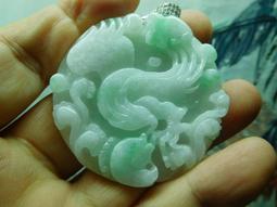 天然緬甸翡翠白底青玉衡純銀鍍金配件設計款項鏈 和田玉 玉石 文玩 -5642 歷史價格詳細信息