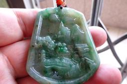 天然緬甸翡翠 金絲綠 手串 手鏈 淡綠底飄金絲陽綠 卡3.5左右 完美度不 翡翠 飾品 收藏【二手】【微淵古董】-2615 歷史價格詳細信息