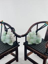 翡翠館 緬甸玉掛件 哪吒三太子 (淡紫色淡綠色 ) 緬甸玉翡翠a貨證書 歷史價格詳細信息