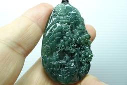 天然緬甸翡翠A貨附證書 度母掛牌 飄藍花 歷史價格詳細信息