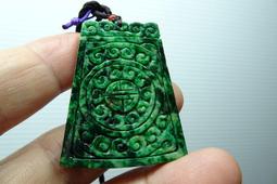 天然a貨老花青雕花翡翠手鐲方鐲27694 歷史價格詳細信息