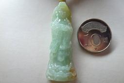 天然緬甸玉翡翠A貨 玉雕媽祖 媽祖項鍊 翡翠媽祖項鍊 保平安護身符 可代開台灣證書 A57 歷史價格詳細信息