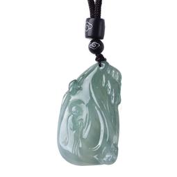 正品A貨巧色翡翠山水圖吊墜緬甸老坑藍水玉石山水風景畫玉佩掛件 歷史價格詳細信息