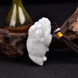 正品A貨巧色翡翠山水圖吊墜緬甸老坑藍水玉石山水風景畫玉佩掛件 歷史價格詳細信息