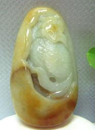 和闐籽料 茶黃沁滿色籽料鏤空雕荷葉魚和田玉獨籽37.3g 歷史價格詳細信息