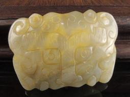 《紀老師的早期收藏老件》古味十足→100%天然岫玉精雕手把件{一鳴驚人}→83E30U01  ※正能量-聚氣招財•心想事成•把玩增值! 歷史價格詳細信息