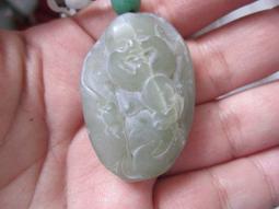 和闐青古玉 玉勒 飛天舞女 鈣化帶黑糖 歷史價格詳細信息