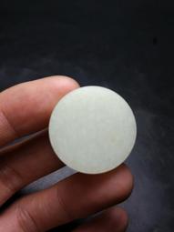 和闐玉白玉玉連環手鏈整體無拼接純手工打造，帶少許墨點皮色油潤11435 歷史價格詳細信息