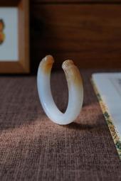 和闐玉俄料白玉糖料萌萌牛天使牛吊墜掛件擺件手串配飾，重9.1 歷史價格詳細信息