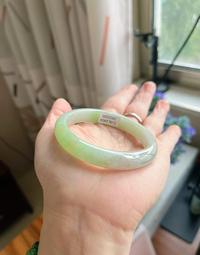 冰陽綠甜甜圈翡翠吊墜裸石無裂紋種老底子細膩整體尺寸31.2mm 翡翠 飾品 收藏【二手】【微淵古董】-3994 歷史價格詳細信息