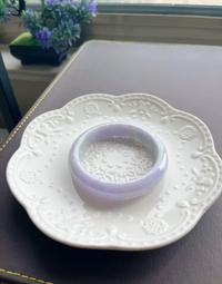 翡翠清貨冰紫紫羅蘭粉紫珠設計款項鏈鎖骨鏈 和田玉 玉石 文玩 -5534 歷史價格詳細信息