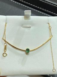 寄售18k金素面祖母綠鉆石吊墜?送老廟s925銀項鏈 吊墜整18685 歷史價格詳細信息