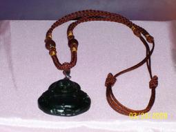 新疆墨翠玉精雕*持蓮觀音*項鍊 歷史價格詳細信息