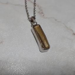 天然鈦晶墜子含鍊 重44克能量礦石特價出清 歷史價格詳細信息