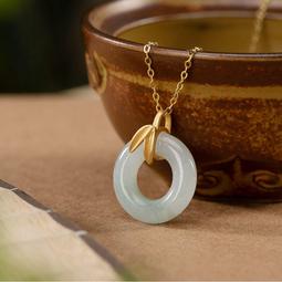 【免運】S925純銀葉子吊墜鑲嵌天然復古個性百搭套裝項鏈吊墜女 歷史價格詳細信息