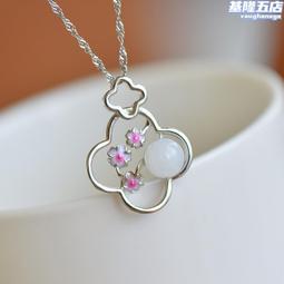 天然和田玉白玉葫蘆18K耳線耳墜玫瑰金菠菜綠蛋面耳飾耳勾招財特艾超夯 精品 歷史價格詳細信息