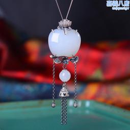 S925銀和田玉平安扣項鍊吊墜2023年新款爆款生日母親節禮物送媽媽 歷史價格詳細信息